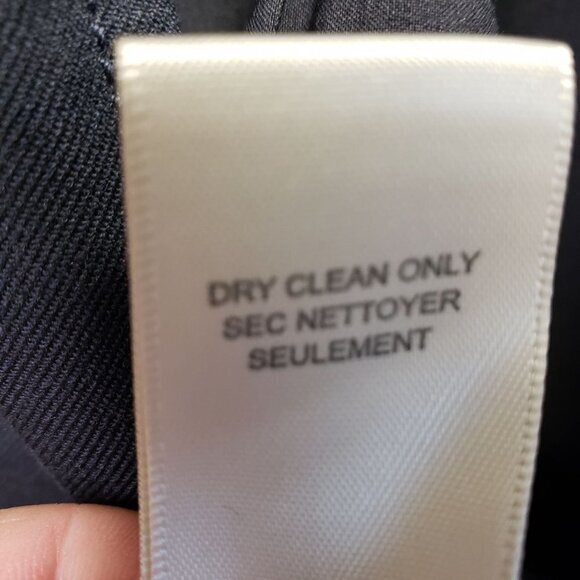 Rebecca Taylor Womens Dress Wool Blend Size 12 Lined Navy New‎ - Picture 7 of 15